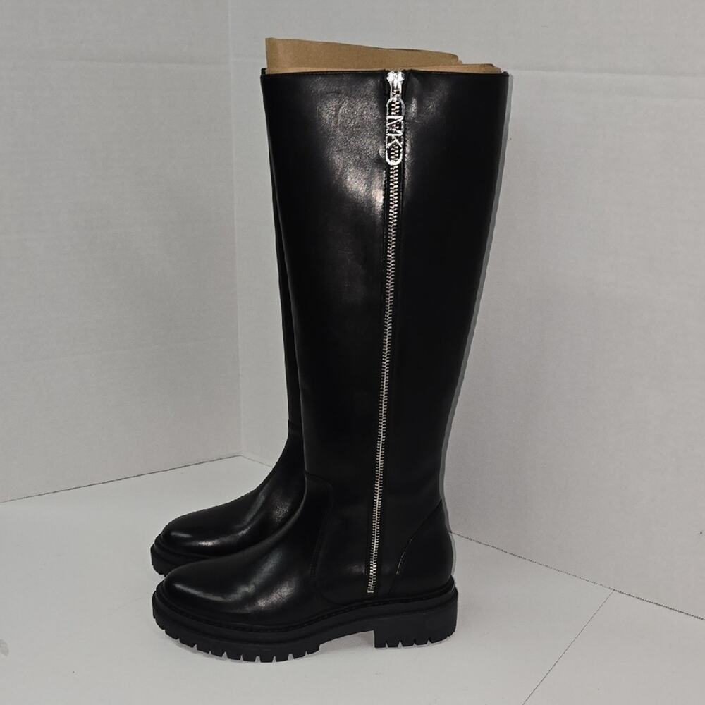 Michael Kors Carmen Leather Riding Boot 2.5in Heel Womens Size 6.5 - Picture 5 of 12